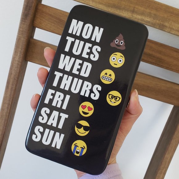 Olivia Miller Handbags - Olivia Miller Cute EMOJI Weekday Wallet BRAND NEW